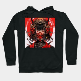 Cyberpunk Ninja Girl Hoodie